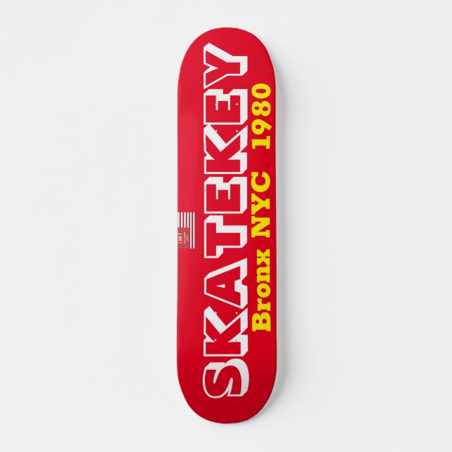 SKATE KEY Skateboard, 7¾" Deck Skateboard (Front)