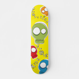 Skate Kids Skulls Mini Board Skateboard
