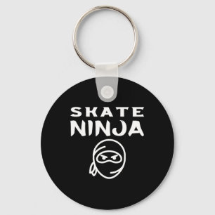 Skate Ninja Skateboarding Skater Skateboarder Ice Key Ring