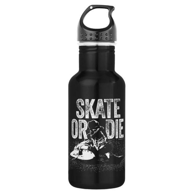 Skate Or Die (Hockey) 532 Ml Water Bottle (Front)