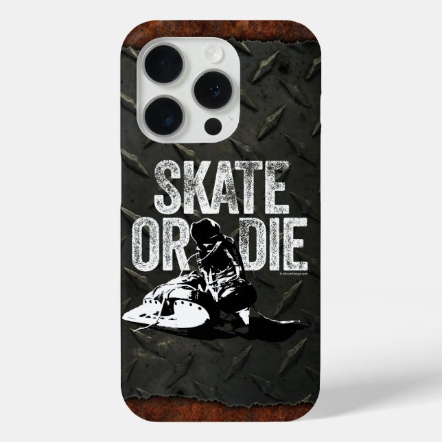 Skate Or Die (Hockey) Case-Mate iPhone Case (Back)