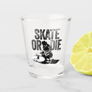 Skate Or Die (Hockey) Shot Glass