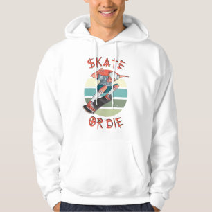 Skate or die Skateboarder Boy Hoodie