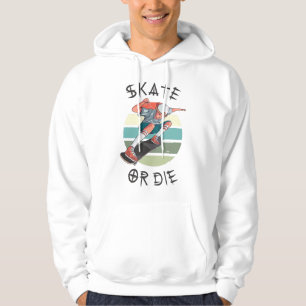 Skate or die Skateboarder Boy Hoodie