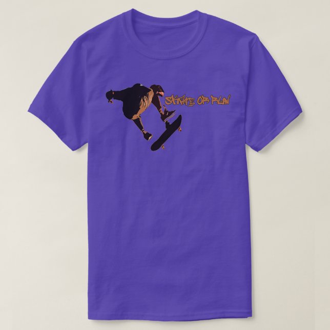 Skate or Run T-Shirt (Design Front)