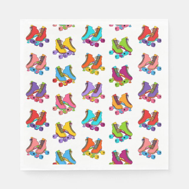 Skate Party Kids Napkin (Front)