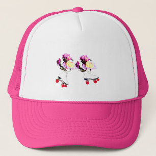 Skate & Peonies Trucker Hat