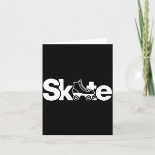 Skate Roller Skate Roller Skating Roller Skater Card