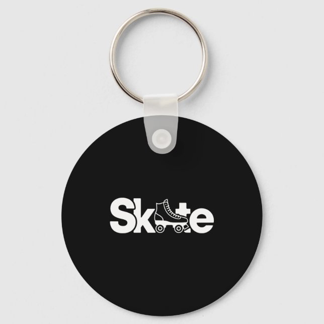 Skate Roller Skate Roller Skating Roller Skater  Key Ring (Front)