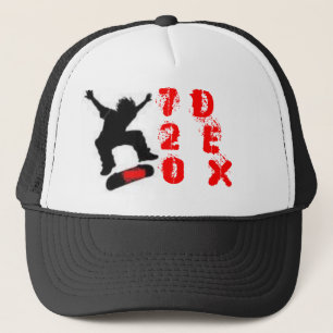 skate shadow 1, 7 D 2 E 0 X Trucker Hat