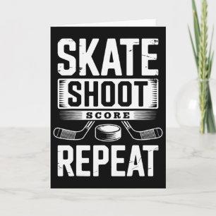 Skate Shoot Score Repeat _3  Card