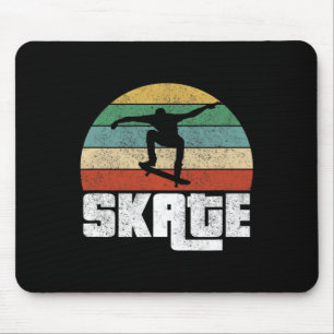 Skate Skateboard Retro Skating Skateboarder 1 Mouse Pad