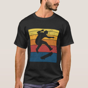 Skate Skateboard Skateboarding Retro Vintage Gift T-Shirt
