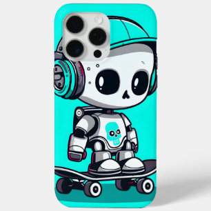 Skate SkullBot iPhone 15 Pro Max Case
