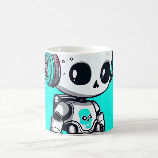 Skate SkullBot Coffee Mug (Center)