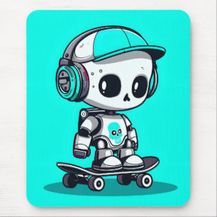 Skate SkullBot Mouse Pad