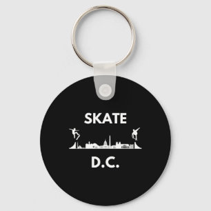 Skate Washington D.c. Skateboarding Fans D.c. Skyl Key Ring