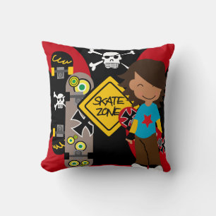 Skate Zone Skateboarding Pilllow Cushion