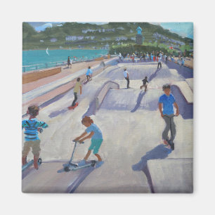 Skateboaders Teignmouth 2012 Magnet
