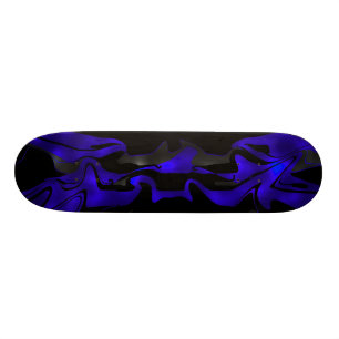 Skateboard Blue Glow