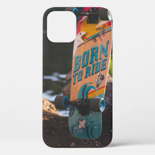 Skateboard Born To Ride iPhone 12 Case