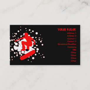 skateboard bubbles : 2-sided : business card