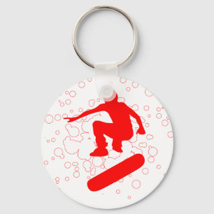 skateboard. bubbles. key ring