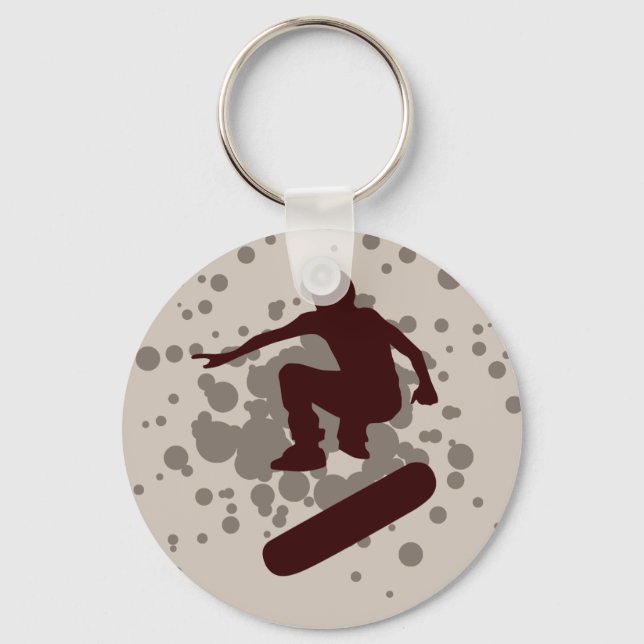 skateboard. bubbles. key ring (Front)