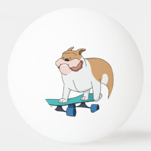 skateboard bulldog ping pong ball