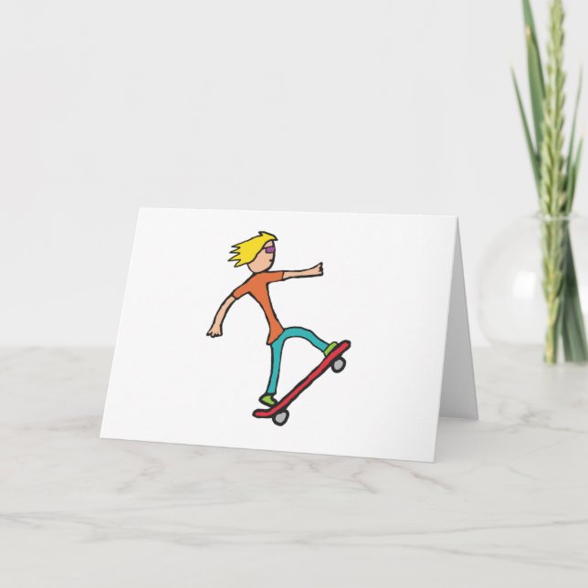 Skateboard Card (Front)