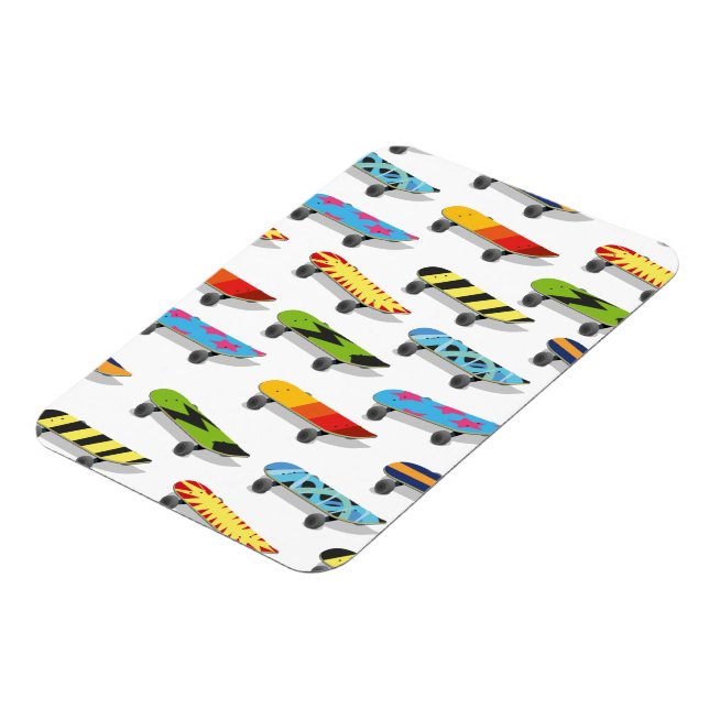 Skateboard Cartoon. Magnet (Left Side)