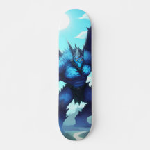 Skateboard Colosal Forest Blue Monster