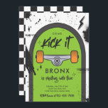 Skateboard Come Kick It Urban Sport Birthday Party Invitation<br><div class="desc">Skateboard Come Kick It Urban Sport Birthday Party Invitation
All designs are © PIXEL PERFECTION PARTY LTD</div>