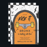 Skateboard Come Kick It Urban Sport Birthday Party Invitation<br><div class="desc">Skateboard Come Kick It Urban Sport Birthday Party Invitation
All designs are © PIXEL PERFECTION PARTY LTD</div>