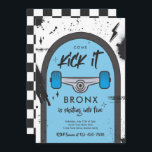 Skateboard Come Kick It Urban Sport Birthday Party Invitation<br><div class="desc">Skateboard Come Kick It Urban Sport Birthday Party Invitation
All designs are © PIXEL PERFECTION PARTY LTD</div>