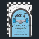 Skateboard Come Kick It Urban Sport Birthday Party Invitation<br><div class="desc">Skateboard Come Kick It Urban Sport Birthday Party Invitation
All designs are © PIXEL PERFECTION PARTY LTD</div>