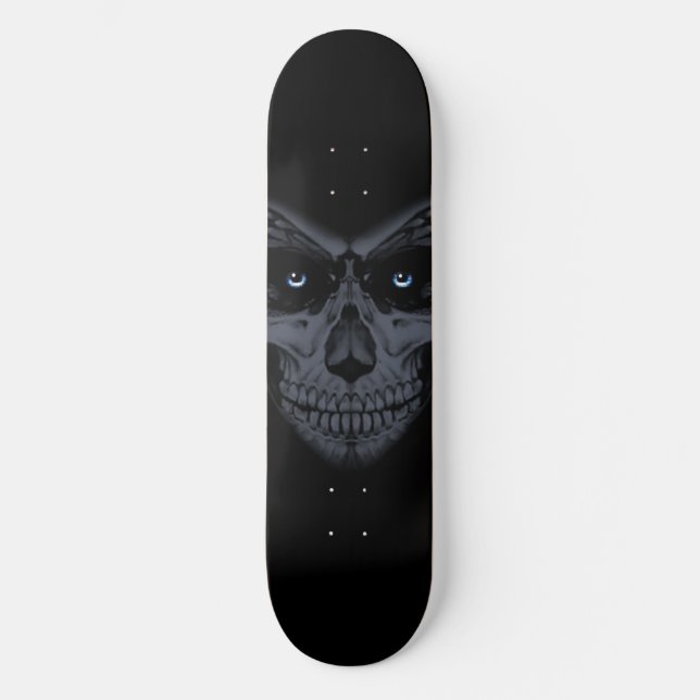 Skateboard dark goth dead skeleton bones (Front)