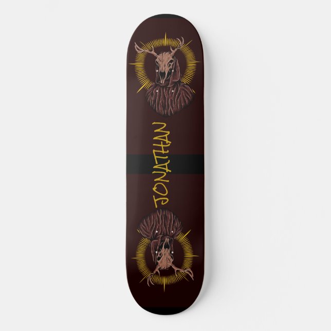 skateboard Deer Skull (Front)