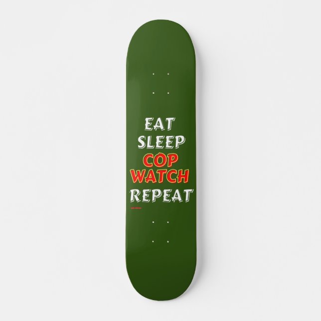 skateboard "EAT, SLEEP..." (Front)
