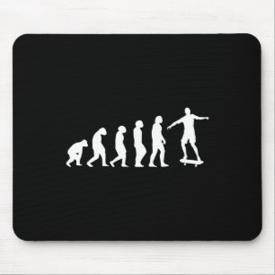 Skateboard Evolution - Skateboarding Lovers Sport Mouse Pad
