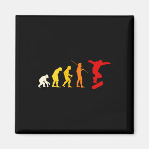 Skateboard Fashion Skater Gift Teenager Kids Outfi Magnet