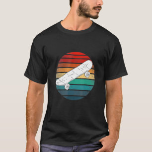 Skateboard  For Men Women Vintage Retro Graphic T-Shirt