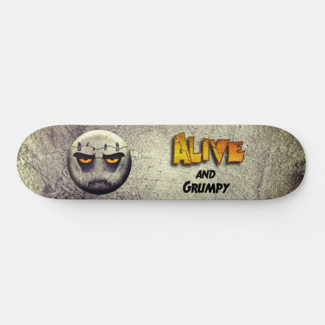 Skateboard Frankenmoji Vintage (Horz)