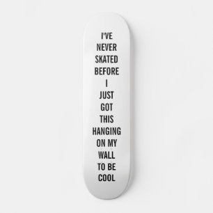 SKATEBOARD FUNNY SKATER HIPSTER WALL ART COOL