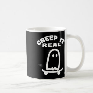 Skateboard Ghost Halloween Costume Funny Ghost Ska Coffee Mug