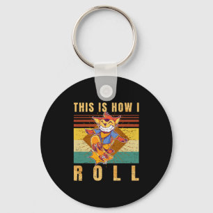 Skateboard Gifts - Skater - This Is How I Roll - R Key Ring