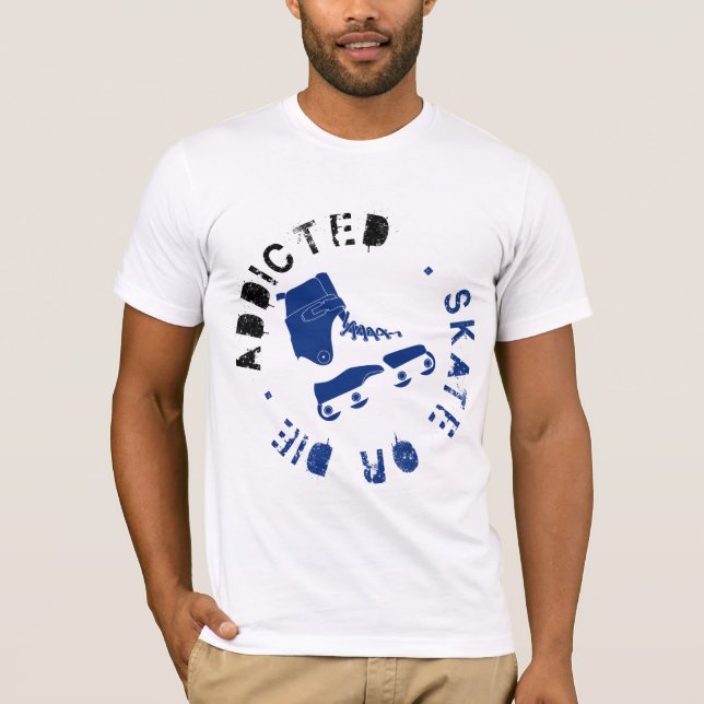 Skateboard gold die T-Shirt (Front)