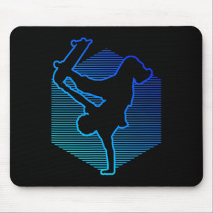 Skateboard Halfpipe Men Skateboarding Skater Boys Mouse Pad