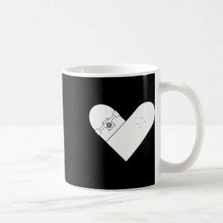 Skateboard Heart - Cheerfully Skateboarding Weeken Coffee Mug