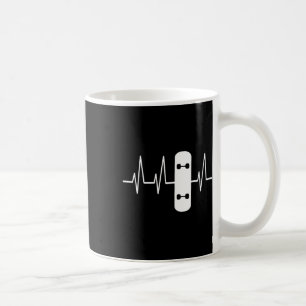 Skateboard Heartbeat Coffee Mug